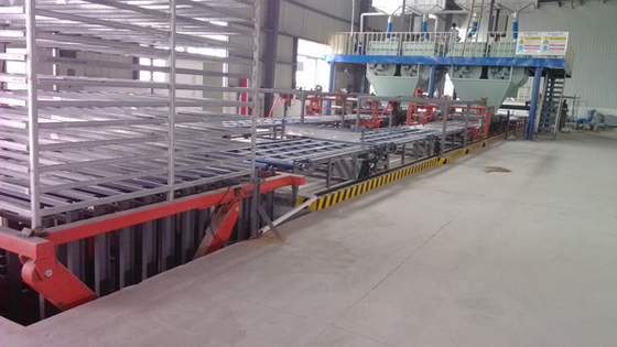 la linea di produzione automatica completa del bordo del cemento della fibra 1500 riveste la capacità di produzione