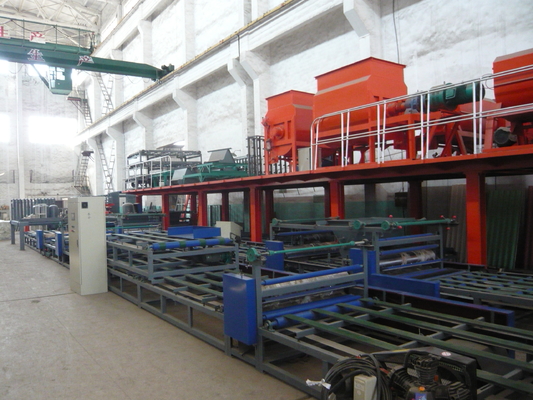 Equipaggiamento per la produzione di cartoni di ossido di magnesio di larghezza 1220 mm per progetti di costruzione