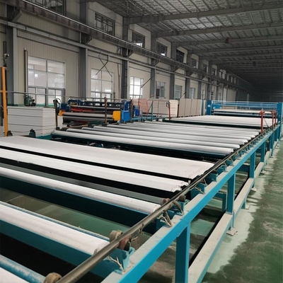 Linea di produzione di pannelli in fibrocemento con lunghezza 2400 mm e larghezza 1200 mm, con resistenza alla compressione ≥20 MPa