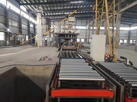 Linea di produzione avanzata di cartoni MgO per il controllo dell'umidità con elevata resistenza alla compressione 000 PSI e alcalinità superficiale -10 Ph