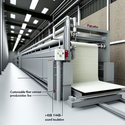 Linea di produzione di pannelli in fibrocemento personalizzabile con isolamento acustico ≥45dB