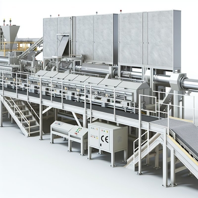 Linea di produzione di pannelli in fibrocemento personalizzabili resistenti all'umidità con elevata resistenza alla compressione