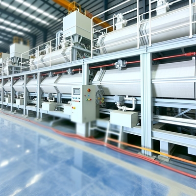 Linea di produzione di tavole di fibra di cemento con densità di 1,2-1,6 g/cm3 e conduttività termica ≤ 0,25 W/mk