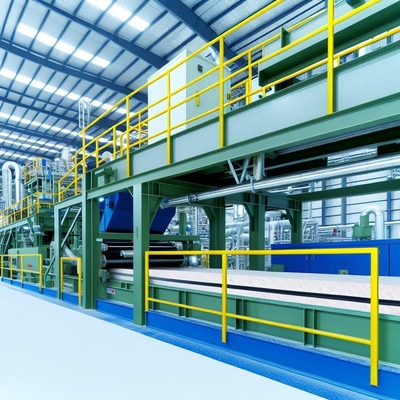 Linea di produzione di tavole di fibra di cemento con densità di 1,2-1,6 g/cm3 e conduttività termica ≤ 0,25 W/mk