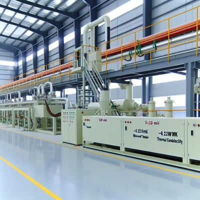 Precisione 5-20 milioni di m2/anno Linea di produzione di cartoni in fibra di cemento con conduttività termica ≤ 0,25 W/mk