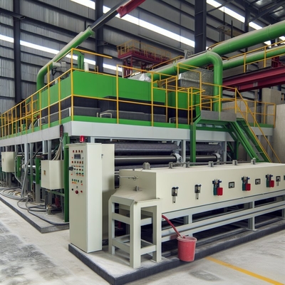 Precisione 5-20 milioni di m2/anno Linea di produzione di cartoni in fibra di cemento con conduttività termica ≤ 0,25 W/mk