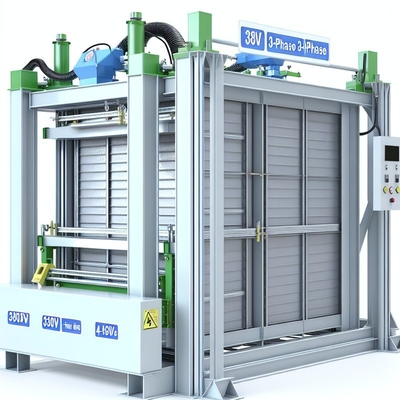 Macchina per la formazione di pannelli murali 380V a 3 fasi con pannelli ignifughi da 4 ore