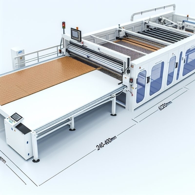 Macchina per pannelli MGO completamente automatica, lunghezza 2400-24000mm, larghezza 600-1220mm