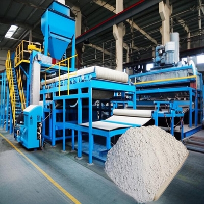 Linea di produzione di pannelli di fibra di cemento personalizzati ad alta resistenza flessibile con materia prima di cemento