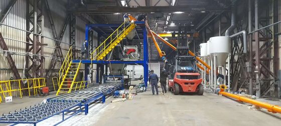 Linea di produzione automatica di mobili XPS per isolamento termico e pannelli per piastrelle, 380v