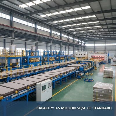 Linea di produzione di pannelli in fibrocemento personalizzati con capacità di 3-5 milioni di mq, standard CE che garantisce una fabbricazione di pannelli coerente