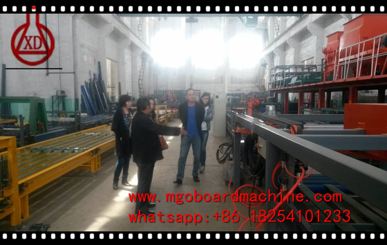 Casa Prefabbricata Macchine per la fabbricazione di piastrelle da tetto con ossido di magnesio / linea di produzione Certificato CE