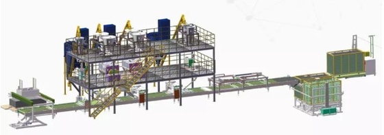 Macchine per la fabbricazione di cartoni da 1 a 10 mm / macchine per la produzione di cartoni di legno per Mgo Mgcl