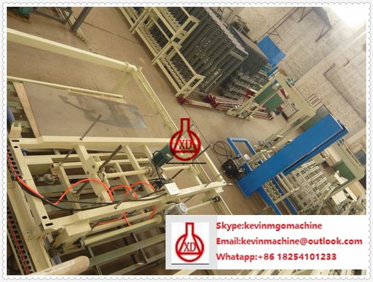 linea di produzione spessa del bordo del cemento della fibra del pannello di parete di 75mm per la divisione della costruzione della struttura