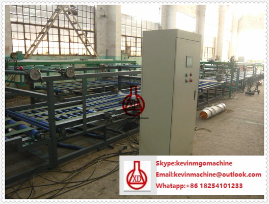 Linea di produzione del bordo del MgO, macchina leggera del pannello di parete del rotolo del sistema a doppio canale di stile 