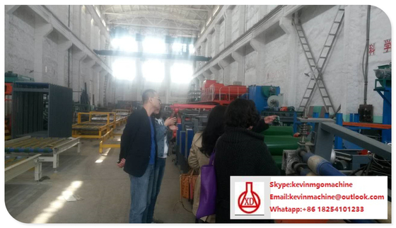 Materiale da costruzione automatico che fa macchinario, linea di produzione del bordo del cemento della fibra del CE