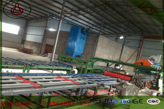 Linea di produzione del bordo del cemento della fibra dell'attrezzatura del bordo di gesso, macchina del bordo del silicato di calcio