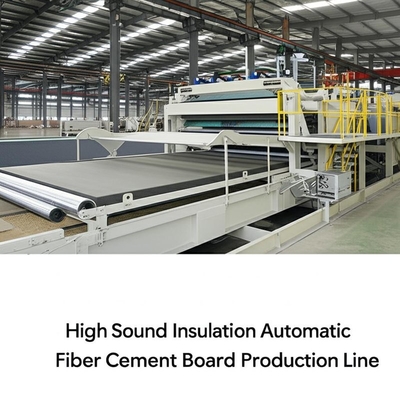 Linea di produzione di pannelli di fibra di cemento automatici ad alta isolamento acustico per materiali ed efficienza
