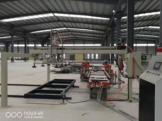 Macchina automatica piena della laminazione del bordo della parete di panino del MgO con la struttura d'acciaio