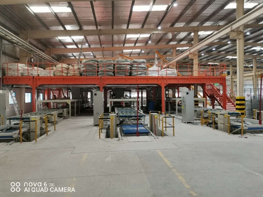 Linea di produzione di cartoni di fibra di cemento da 3 a 25 mm con conduttività termica ≤ 0,25 W/Mk